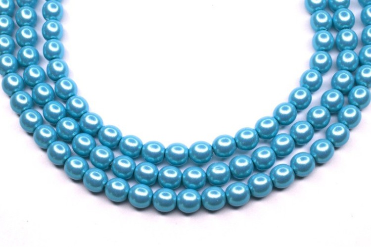 Жемчуг Preciosa, цвет 30017 голубой радужный, 8мм, 10шт Жемчуг Preciosa, цвет 30017 голубой радужный, 8мм, 10шт