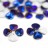 Бусины Rose Petal beads 8мм, отверстие 0,5мм, цвет 02010/29901 белый/синий, 734-009, 10г (около 50шт) - Бусины Rose Petal beads 8мм, отверстие 0,5мм, цвет 02010/29901 белый/синий, 734-009, 10г (около 50шт)