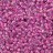 Бисер китайский круглый размер 12/0, цвет 0205 прозрачный, розовая линия внутри, радужный, 450г - Бисер китайский круглый размер 12/0, цвет 0205 прозрачный, розовая линия внутри, радужный, 450г