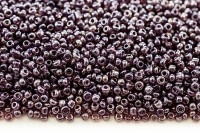 Бисер китайский круглый размер 12/0, цвет 0116 аметистовый прозрачный, блестящий, 450г