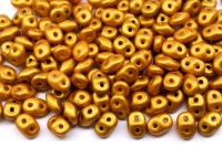 Бусины SuperDuo 2,5х5мм, отверстие 0,8мм, цвет 02010/24101 желтое солнце, золотое сияние, 706-203, 10г (около 120шт)