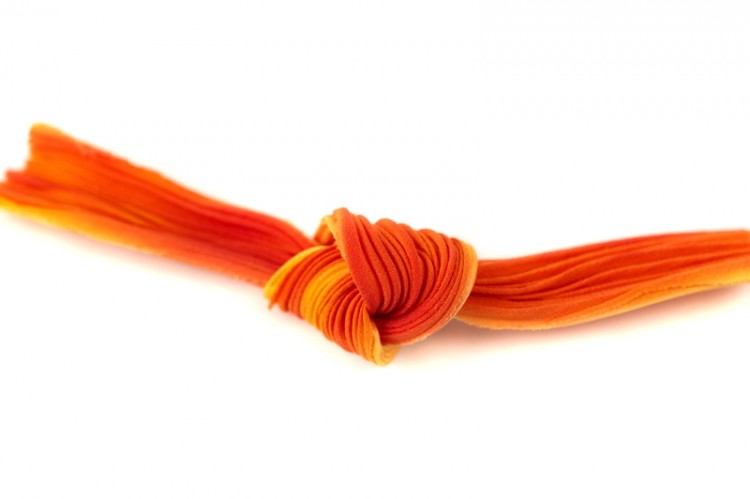 Лента шелковая Шибори, ширина 12см, цвет №056 оранжевый, 20см Лента шелковая Шибори, ширина 12см, цвет №056 оранжевый, 20см