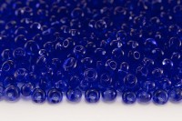 Бисер чешский PRECIOSA Дропс 5/0 30050 синий прозрачный, 50 грамм