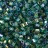 Бисер чешский PRECIOSA рубка 9/0 51060 зеленый прозрачный радужный, 50г - Бисер чешский PRECIOSA рубка 10/0 51060 зеленый прозрачный радужный, 50 г