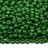 Бисер японский MIYUKI круглый 8/0 #0411 зеленый, непрозрачный, 10 грамм - Бисер японский MIYUKI круглый 8/0 #0411 зеленый, непрозрачный, 10 грамм