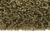 Бисер японский MIYUKI круглый 15/0 #55005 Crystal Amber, прозрачный, 10 грамм