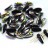 Бусины Chilli beads 4х11мм, два отверстия 0,9мм, цвет 23980/28101 черный/витраж, 702-013, 10г (около 34шт) - Бусины Chilli beads 4х11мм, два отверстия 0,9мм, цвет 23980/28101 черный/витраж, 702-013, 10г (около 34шт)