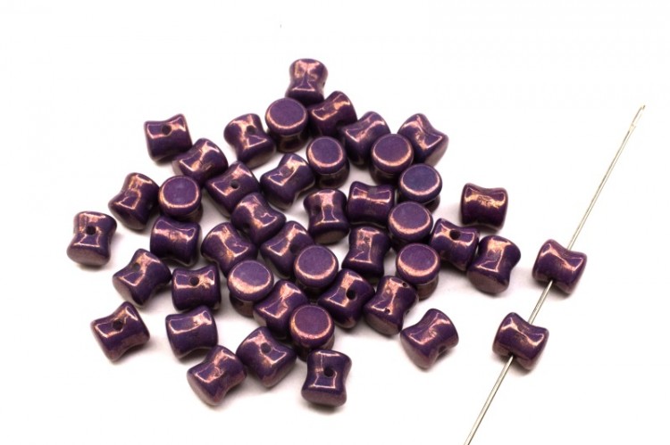 Бусины Pellet beads 6х4мм, отверстие 0,5мм, цвет 03000/15726 фиолетовый блестящий, 732-030, 10г (около 60шт) Бусины Pellet beads 6х4мм, отверстие 0,5мм, цвет 03000/15726 фиолетовый блестящий, 732-030, 10г (около 60шт)