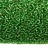 Бисер японский MIYUKI круглый 15/0 #0016 зеленый, серебряная линия внутри, 10 грамм - Бисер японский MIYUKI круглый 15/0 #0016 зеленый, серебряная линия внутри, 10 грамм