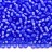 Бисер чешский PRECIOSA круглый 8/0 35036 синий, белая линия внутри, 50г - Бисер чешский PRECIOSA круглый 8/0 35036 синий, белая линия внутри, 50г