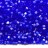 Бисер чешский PRECIOSA сатиновая рубка 10/0 35061 синий, 50г - Бисер чешский PRECIOSA сатиновая рубка 10/0 35061 синий, 50г
