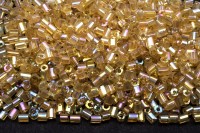 Бисер китайский рубка размер 11/0, цвет 0162 кремовый прозрачный радужный, 450г
