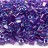 Бисер японский TOHO Triangle треугольный 11/0 #0252 морская вода/фиолетовый, окрашенный изнутри, 5 грамм - Бисер японский TOHO Triangle треугольный 11/0 #0252 морская вода/фиолетовый, окрашенный изнутри, 5 грамм