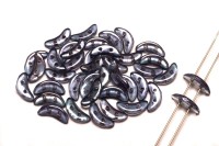 Бусины Crescent beads 10х3мм, цвет 0310-LE00030 Luster/Transparent Amethyst, 708-092, 5г (около 40 шт)