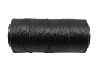 Шнур вощеный Beadsmith, толщина 1мм, длина 144м, цвет черный, полиэфир, 53-019, 1шт