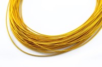 Канитель жесткая 1,0мм, цвет золото, 49-015, 5г (около 0,9м)