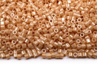 Бисер японский MIYUKI Delica цилиндр 15/0 DBS-0205 бежевый, цейлон, 5 грамм
