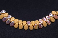 Бусины Pip beads 5х7мм, цвет 13020/28701 бежевый АВ, 701-053, 5г (около 36шт)