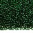 Бисер японский TOHO круглый 15/0 #0036 зеленый изумруд, серебряная линия внутри, 10 грамм - Бисер японский TOHO круглый 15/0 #0036 зеленый изумруд, серебряная линия внутри, 10 грамм