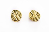 Бусина разделительная Спирали 11х4мм, отверстие 1,5мм, цвет античное золото, сплав металлов, 24-008, 10шт