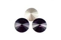 Кристалл Риволи 16мм, цвет фиолетовый бархат, стекло, 26-224, 2шт
