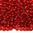 Бисер китайский круглый размер 6/0, цвет 0025 красный, серебряная линия внутри, 450г - Бисер китайский круглый размер 6/0, цвет 0025 красный, серебряная линия внутри, 450г