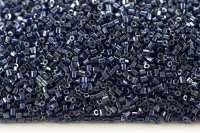Бисер чешский PRECIOSA рубка 11/0 66100 синий прозрачный блестящий, 50г