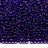 Бисер чешский PRECIOSA круглый 10/0 37100 синий, серебряная линия внутри, 20 грамм - Бисер чешский PRECIOSA круглый 10/0 37100 синий, серебряная линия внутри, 20 грамм