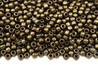 Бисер японский TOHO круглый 11/0 #0225 бронза/античное золото, 10 грамм