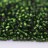 Бисер чешский PRECIOSA Богемский граненый, рубка 12/0 57060 зеленый, серебряная линия внутри, около 10 грамм - Бисер чешский PRECIOSA Богемский граненый, рубка 12/0 57060 зеленый, серебряная линия внутри, около 10 грамм