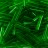 Бисер японский TOHO Bugle стеклярус 9мм #0007В зеленая трава, прозрачный, 5 грамм - Бисер японский TOHO Bugle стеклярус 9мм #0007В зеленая трава, прозрачный, 5 грамм