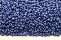 Бисер японский MIYUKI круглый 15/0 #4704 синий, матовый радужный непрозрачный, 10 грамм