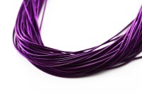 Канитель гладкая 1мм, цвет сирень темная, 49-009, 5г (около 2,8м)