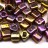 Бисер японский TOHO Cube кубический 4мм #0514 цыганское золото, металлизированный золотом, 5 грамм - Бисер японский TOHO Cube кубический 4мм #0514 цыганское золото, металлизированный золотом, 5 грамм