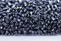 Бисер чешский PRECIOSA ТРИАНГЛ 2,5х2,5мм 49102 серый гематитовый непрозрачный, 50г