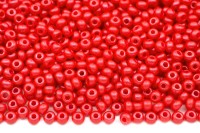 Бисер чешский PRECIOSA круглый 10/0 22008 красный, PermaLux, 1 сорт, 50г