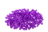 Бусины акриловые Биконус 3х3мм, отверстие 0,5мм, цвет фиолетовый, 540-096, 10г (около 320шт)