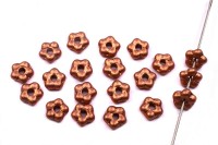 Бусина Flower 5мм, отверстие 1мм, цвет 01770 античный медный металлик, 733-028, 20шт