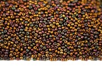 Бисер чешский PRECIOSA круглый 10/0 01640 бронзовый ирис непрозрачный металлик, 1 сорт, 50г