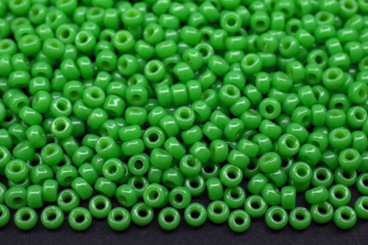 Бисер японский MIYUKI круглый 11/0 #4476 зеленая трава, непрозрачный Duracoat, 10 грамм Бисер японский MIYUKI круглый 11/0 #4476 зеленая трава, непрозрачный Duracoat, 10 грамм