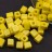 Бисер японский Miyuki Cube кубический 4мм #0404FR желтый, матовый радужный непрозрачный, 10 грамм - Бисер японский Miyuki Cube кубический 4мм #0404FR желтый, матовый радужный непрозрачный, 10 грамм