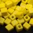 Бисер японский Miyuki Cube кубический 4мм #0404FR желтый, матовый радужный непрозрачный, 10 грамм - Бисер японский Miyuki Cube кубический 4мм #0404FR желтый, матовый радужный непрозрачный, 10 грамм