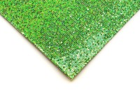 Кожзам Чешуйки, размер 20х30см, цвет зеленый, 1028-101, 1шт