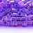 Бисер японский TOHO Cube кубический 4мм #0252 морская вода/фиолетовый, окрашенный изнутри, 5 грамм - Бисер японский TOHO Cube кубический 4мм #0252 морская вода/фиолетовый, окрашенный изнутри, 5 грамм