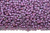 Бисер японский TOHO круглый 15/0 #1633F ежевика матовый, золотое сияние, непрозрачный, 10 грамм