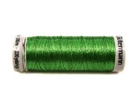 Нить металлизированная Gutermann, цвет 7018 зеленый, полиэстер, 200м, 1шт