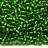 Бисер японский TOHO круглый 11/0 #0027BF зеленая трава матовый, серебряная линия внутри, 10 грамм - Бисер японский TOHO круглый 11/0 #0027BF зеленая трава матовый, серебряная линия внутри, 10 грамм