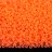 Бисер чешский PRECIOSA круглый 10/0 08789М матовый прозрачный, оранжевая неон линия внутри, 1 сорт, 50г - Бисер чешский PRECIOSA круглый 10/0 08789М матовый прозрачный, оранжевая неон линия внутри, 1 сорт, 50г