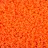 Бисер чешский PRECIOSA круглый 10/0 08789М матовый прозрачный, оранжевая неон линия внутри, 1 сорт, 50г - Бисер чешский PRECIOSA круглый 10/0 08789М матовый прозрачный, оранжевая неон линия внутри, 1 сорт, 50г