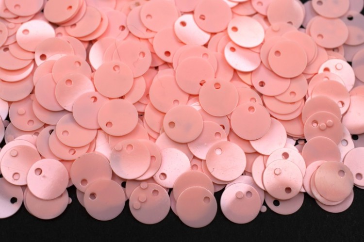 Пайетки круглые 8мм плоские, цвет 061 розовый, 1022-117, 10 грамм Пайетки круглые 8мм плоские, цвет 061 розовый, 1022-117, 10 грамм